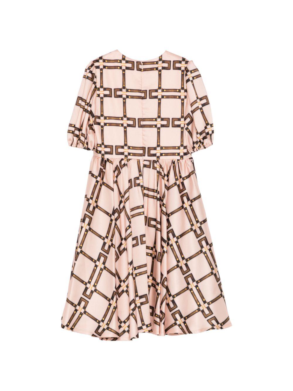 Abito rosa per bambina EFAB6750TVE02 C053 Elisabetta Franchi Kids 