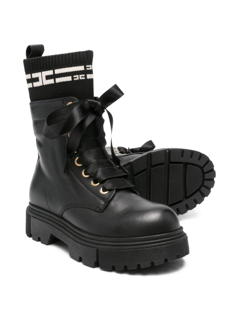 Stivali nere per bambina F4A5E04221316 930 Elisabetta Franchi Kids 