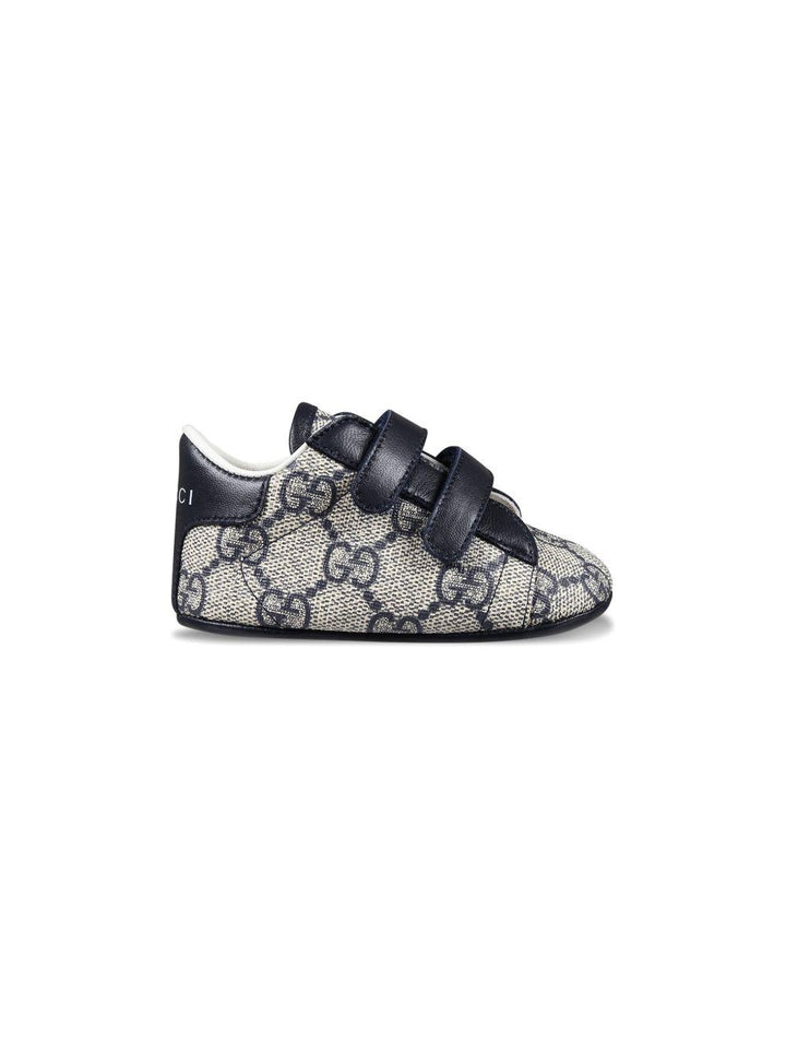 Sneakers blu beige per neonato 772387FACX3 4054 Gucci Kids 