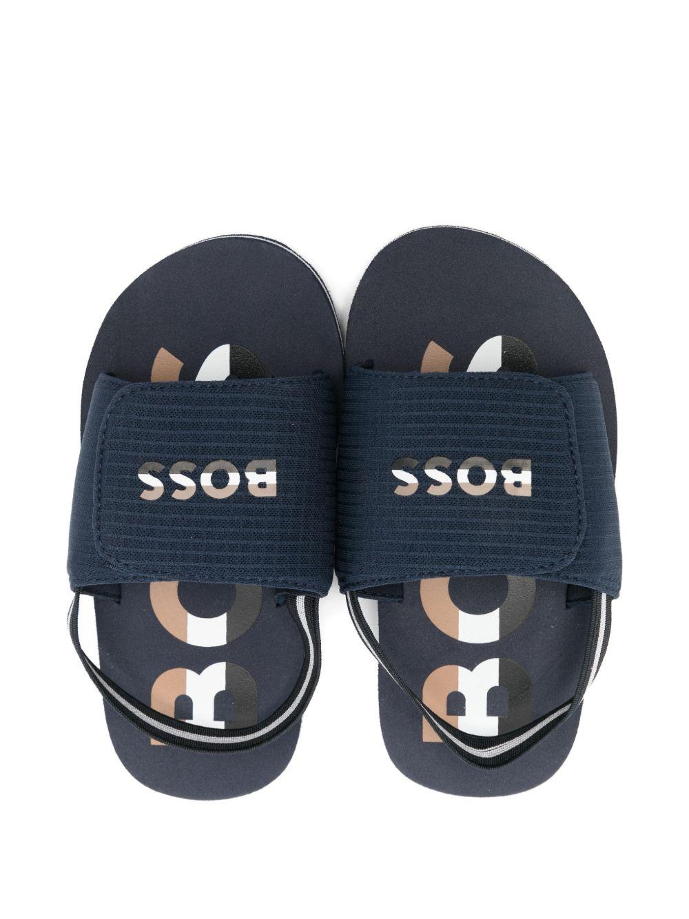 Ciabbatta blu per bambino J53242 849 Boss Kids 