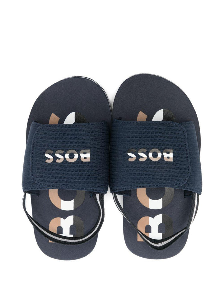 Ciabbatta blu per bambino J53242 849 Boss Kids 