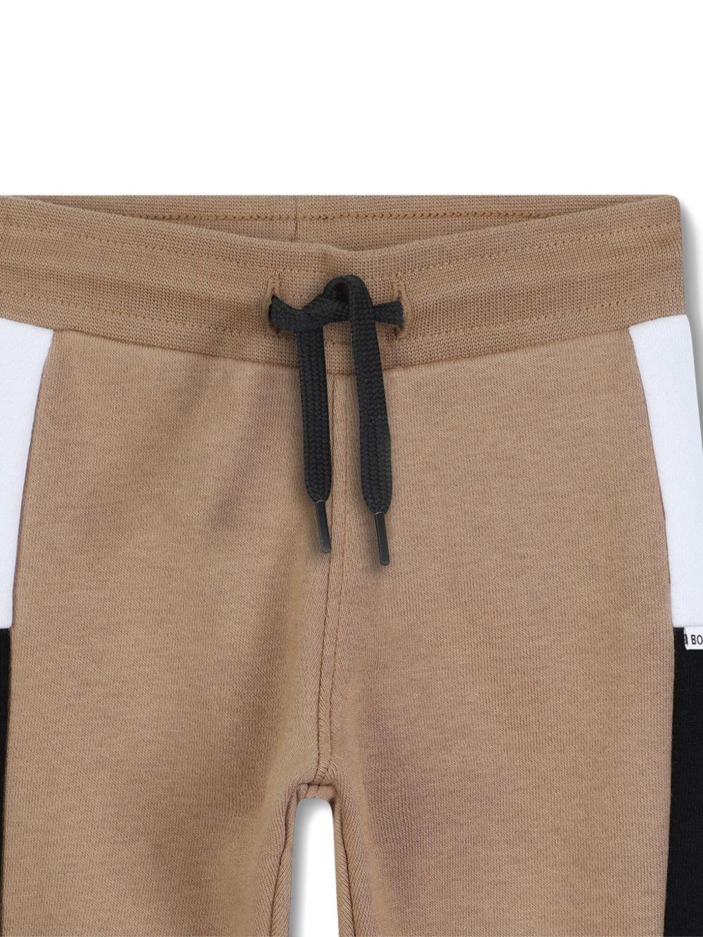 Pantalone marrone/bianco/nero per neonato J52429 269 Boss Kids 