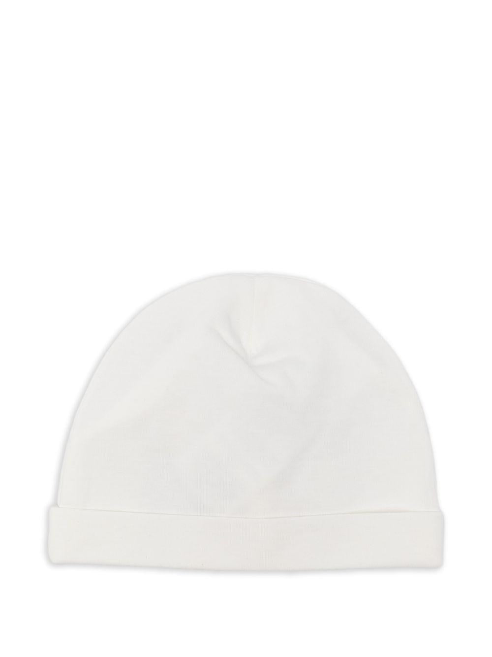 Cappello bianco per neonata ENCP0840JF054 0004 Elisabetta Franchi Kids 