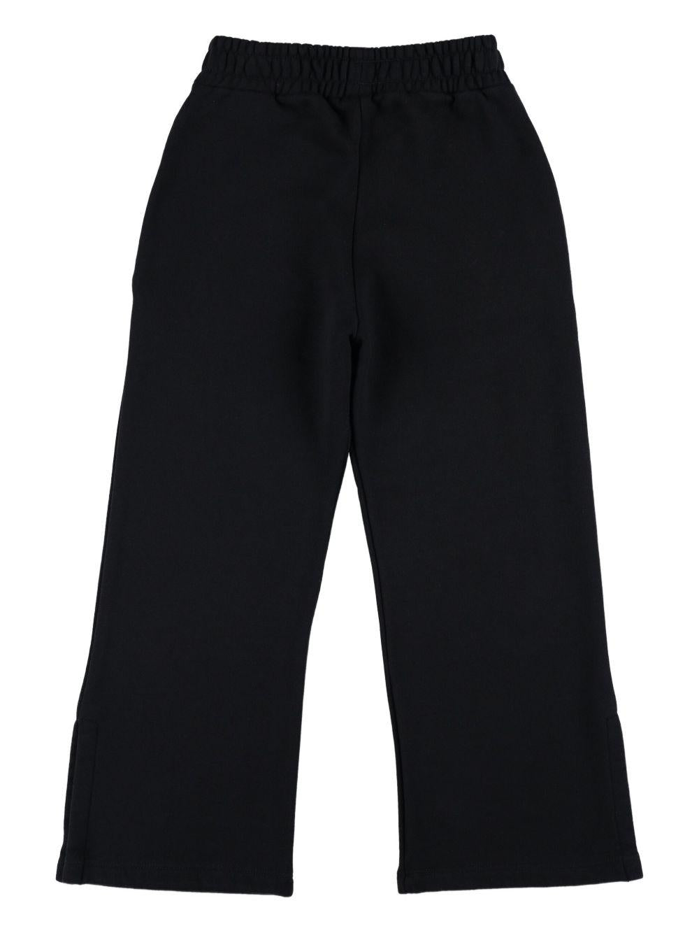 Pantalone nero per bambino OGCH00AF25FLE001 1001 Off White Kids 