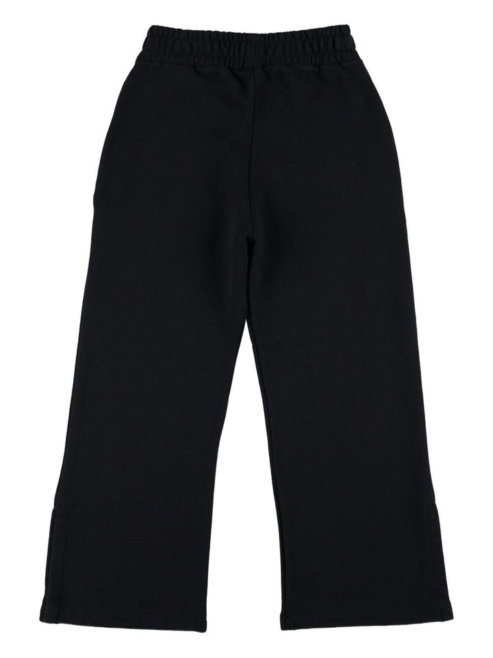 Pantalone nero per bambino OGCH00AF25FLE001 1001 Off White Kids 