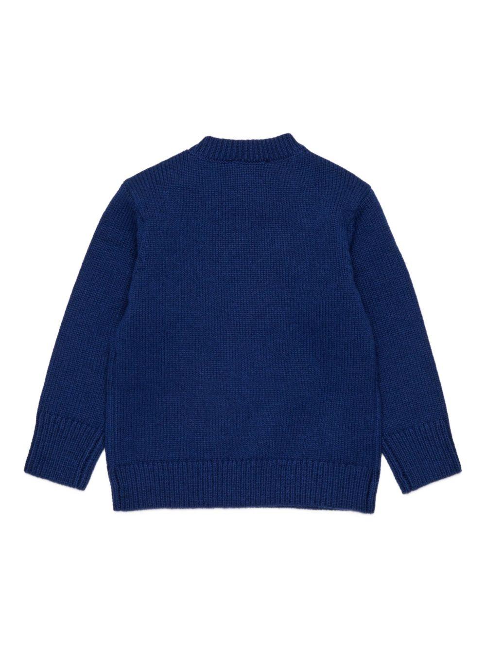 Maglione blu navy per neonato K00685KYAYX K851 Diesel Kids 