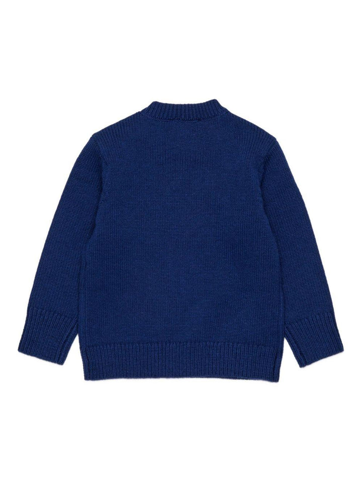Maglione blu navy per neonato K00685KYAYX K851 Diesel Kids 