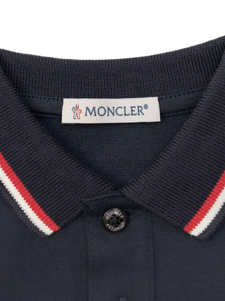 Tutina blu scuro per neonato 9518L0001189AL2 778 Moncler Kids 