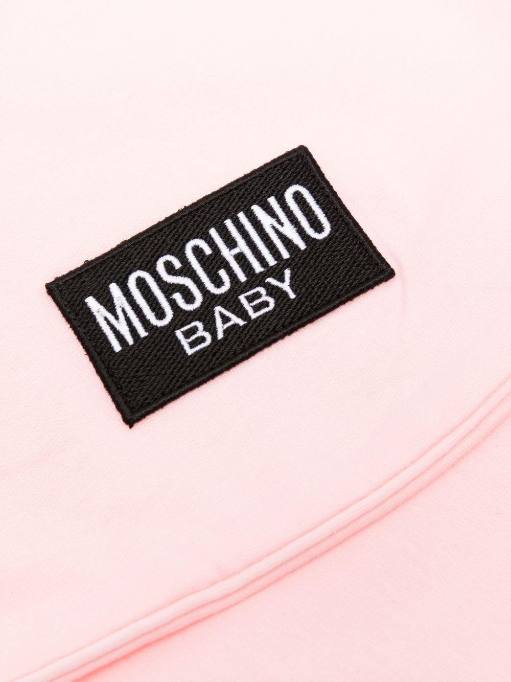 Coperta rosa chiaro per neonata MQB00FLCA40 50209 Moschino Kids 