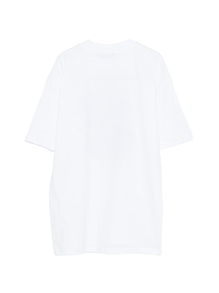 T-shirt bianca per bambina S6MSJGTH080 001 Msgm Kids 