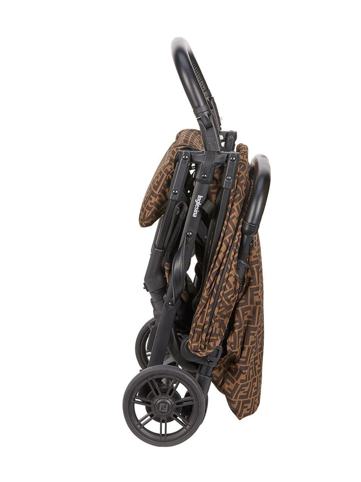 Passeggino marrone/nero BUV020AA5T F15B6 Fendi Kids 