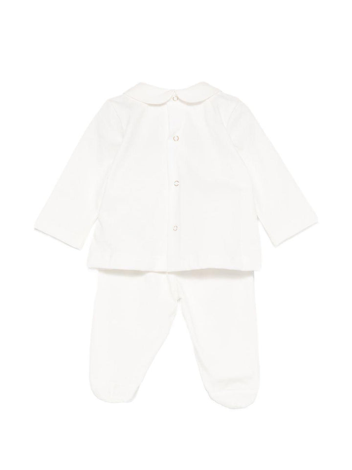 Completo bianco per neonata ENCD1170JF054 0004 Elisabetta Franchi Kids 
