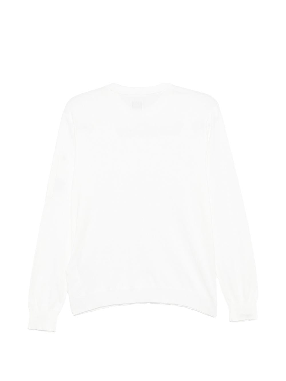 Felpa bianca per bambino CUW00OLHE83 10135 C.P Company Kids 