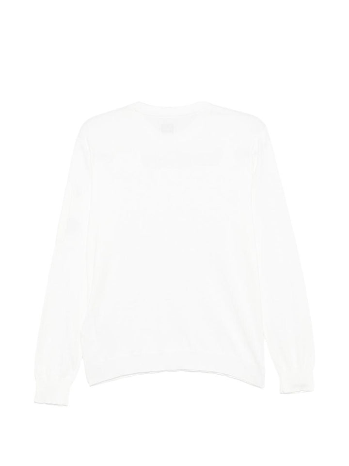 Felpa bianca per bambino CUW00OLHE83 10135 C.P Company Kids 