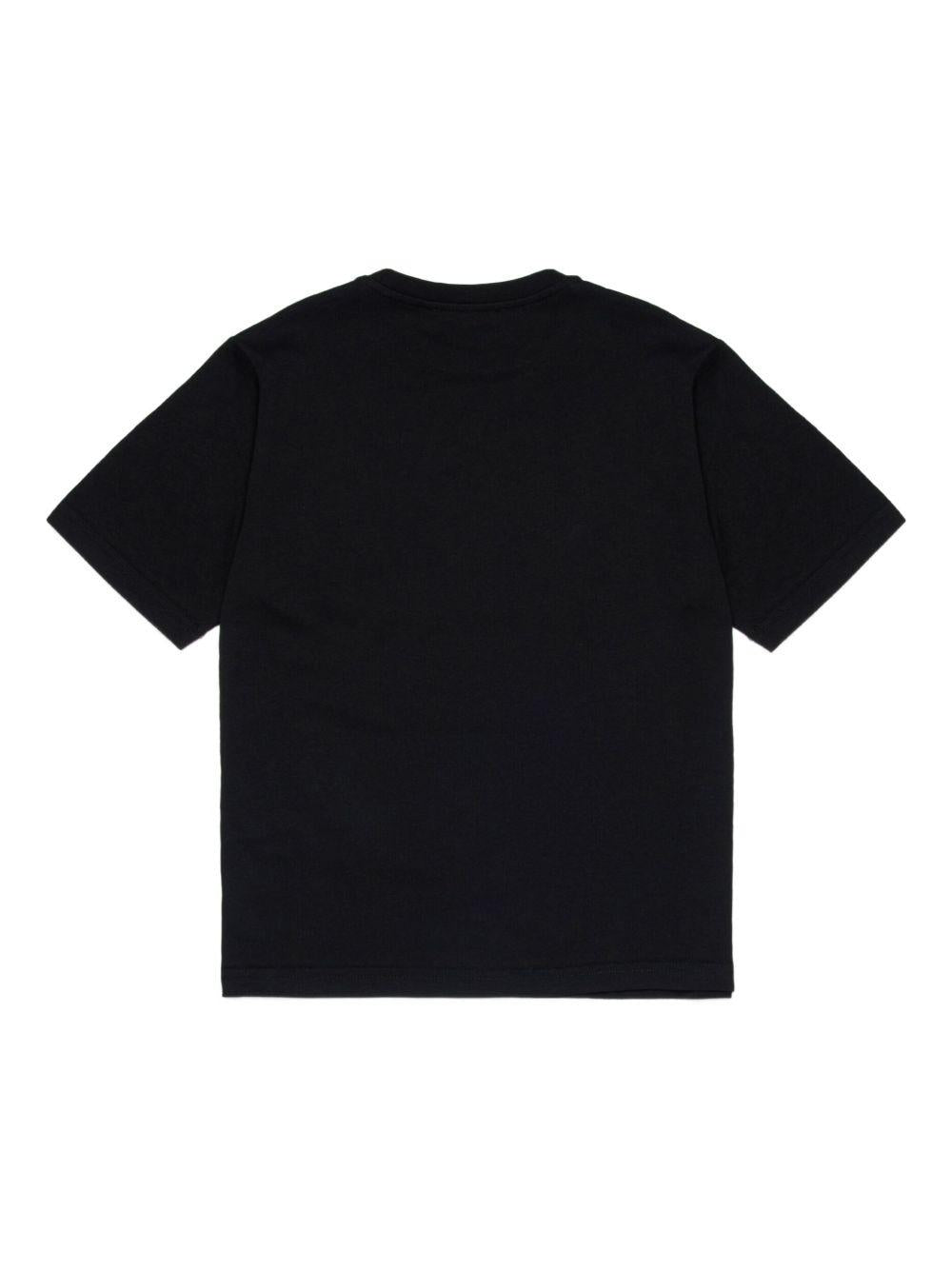 T-shirt nero per bambino DQ3167D0ACD DQ900 Dsquared2 Kids 