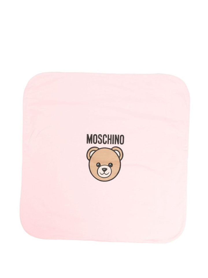Coperta rosa chiaro per neonata MQB00FLCA40 50209 Moschino Kids 
