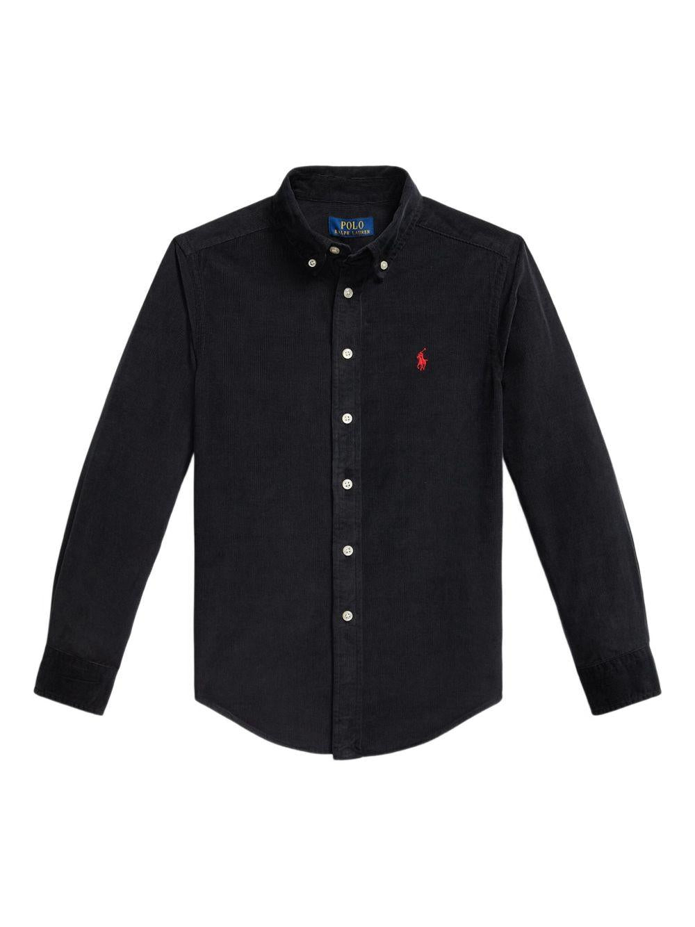 Camicia nera per bambino 323878888 008 Ralph Lauren Kids 