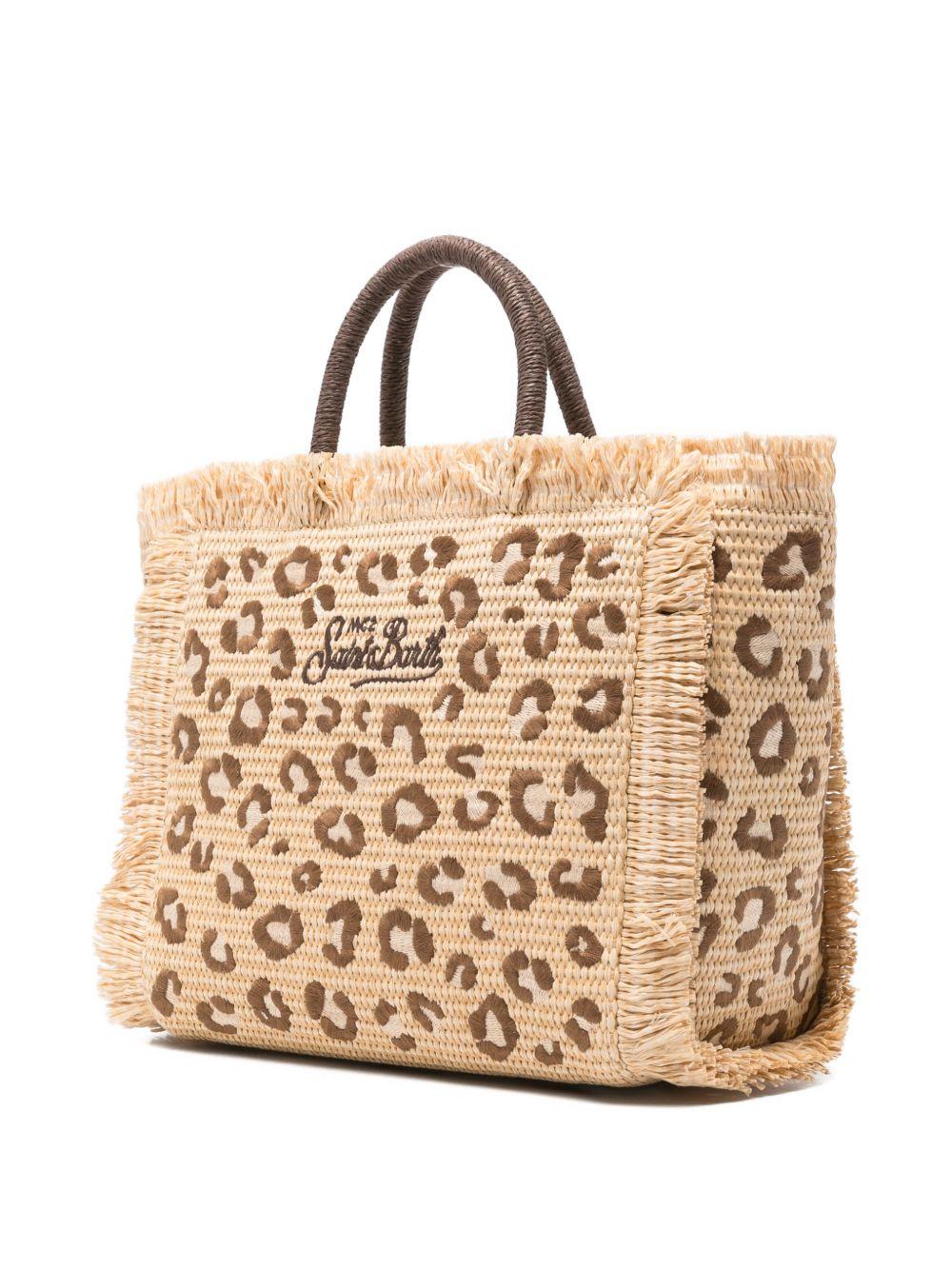 Borsa leopardata beige per bambina COL0017 00349L MC2 Saint Barth Kids 