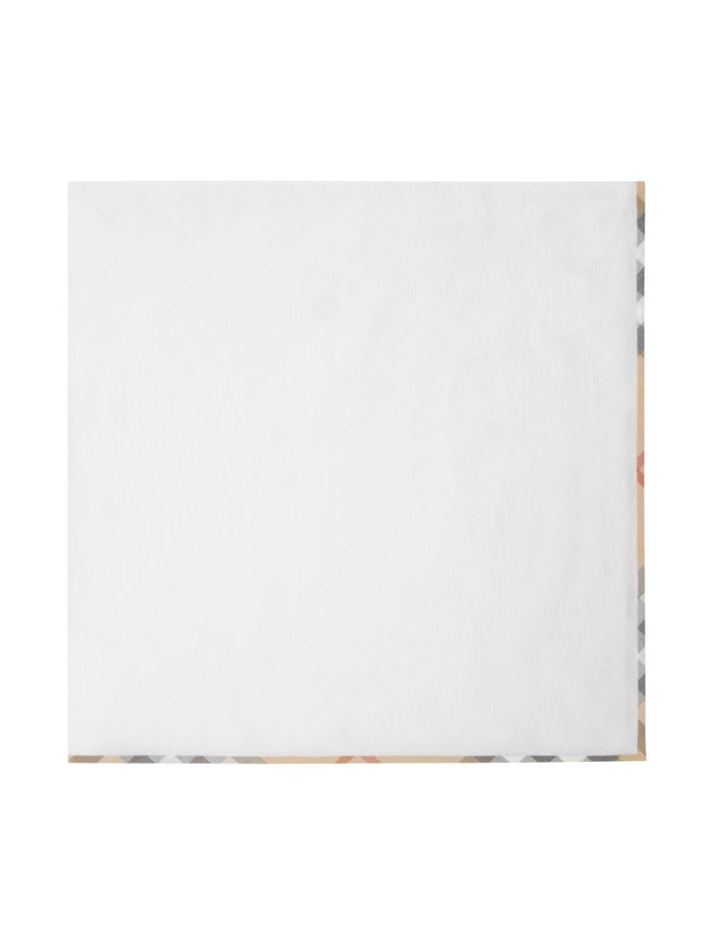 Coperta bianca per neonato 8104530 A1464 Burberry Kids 