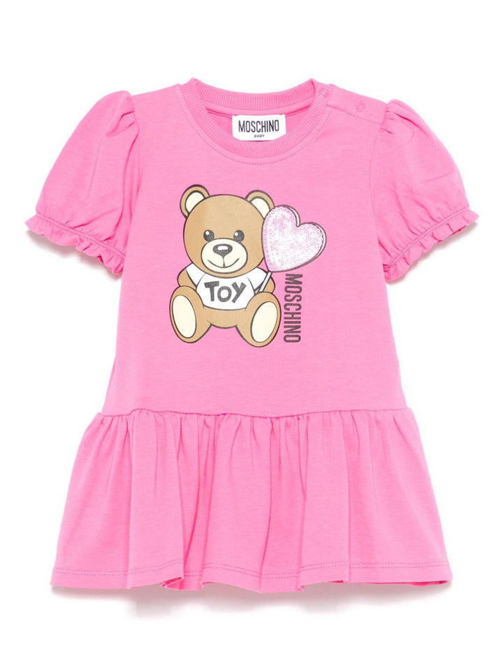 Abito rosa acceso per neonata