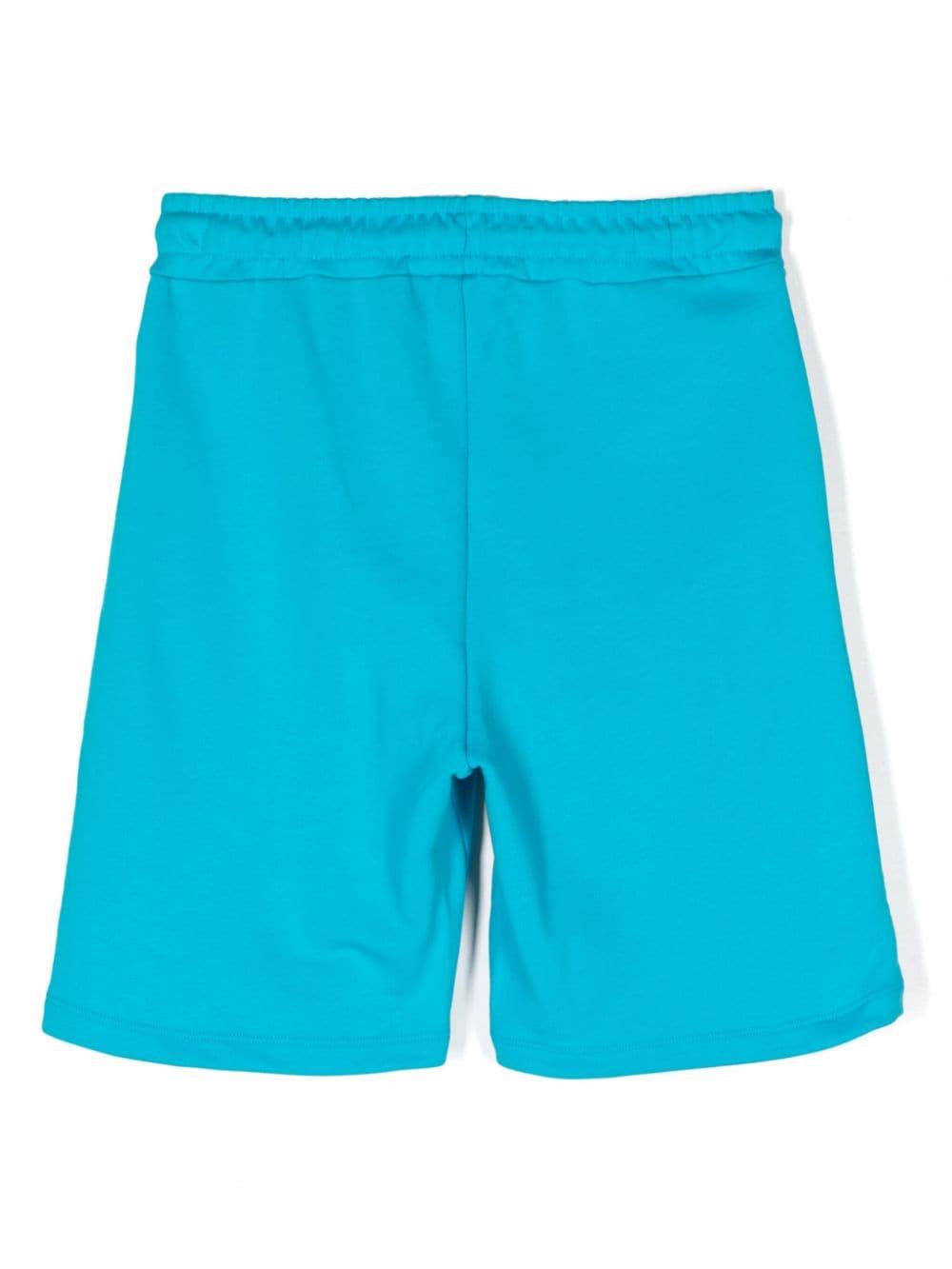 Bermuda blu per bambino con logo