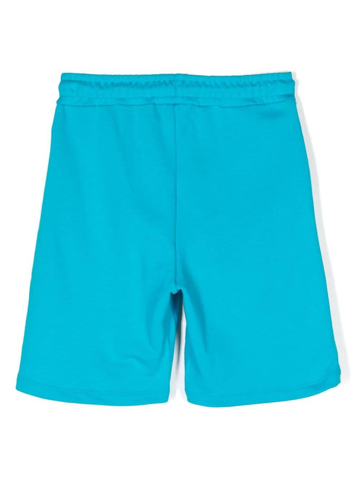 Bermuda blu per bambino con logo