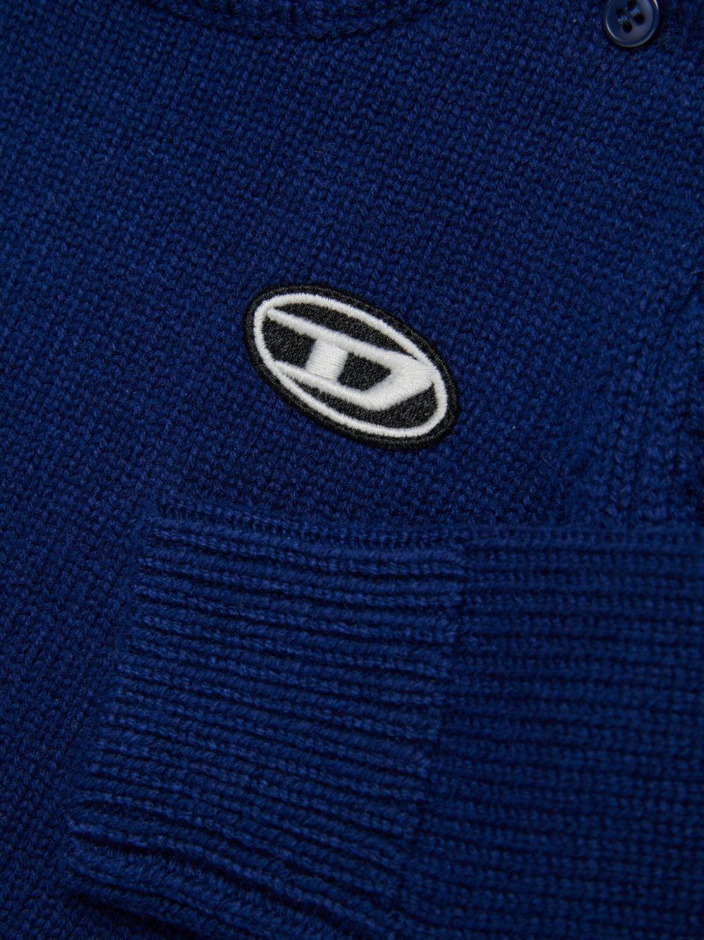 Maglione blu navy per neonato K00685KYAYX K851 Diesel Kids 