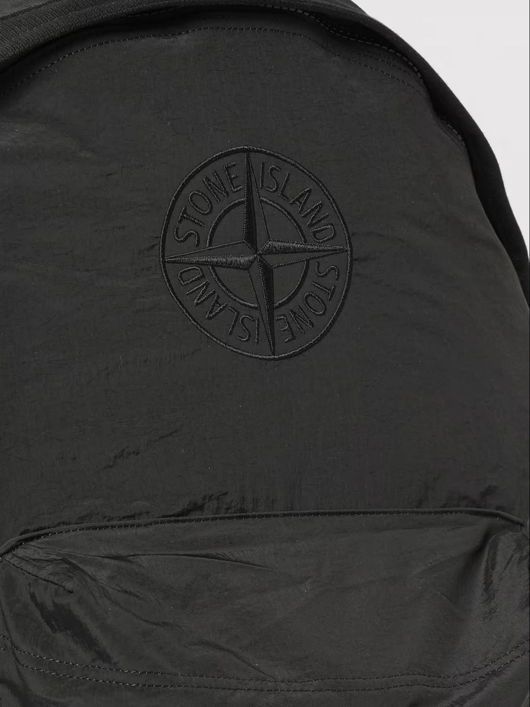 Zaino nero per bambino 69200003S0064 V0029 Stone Island Kids 