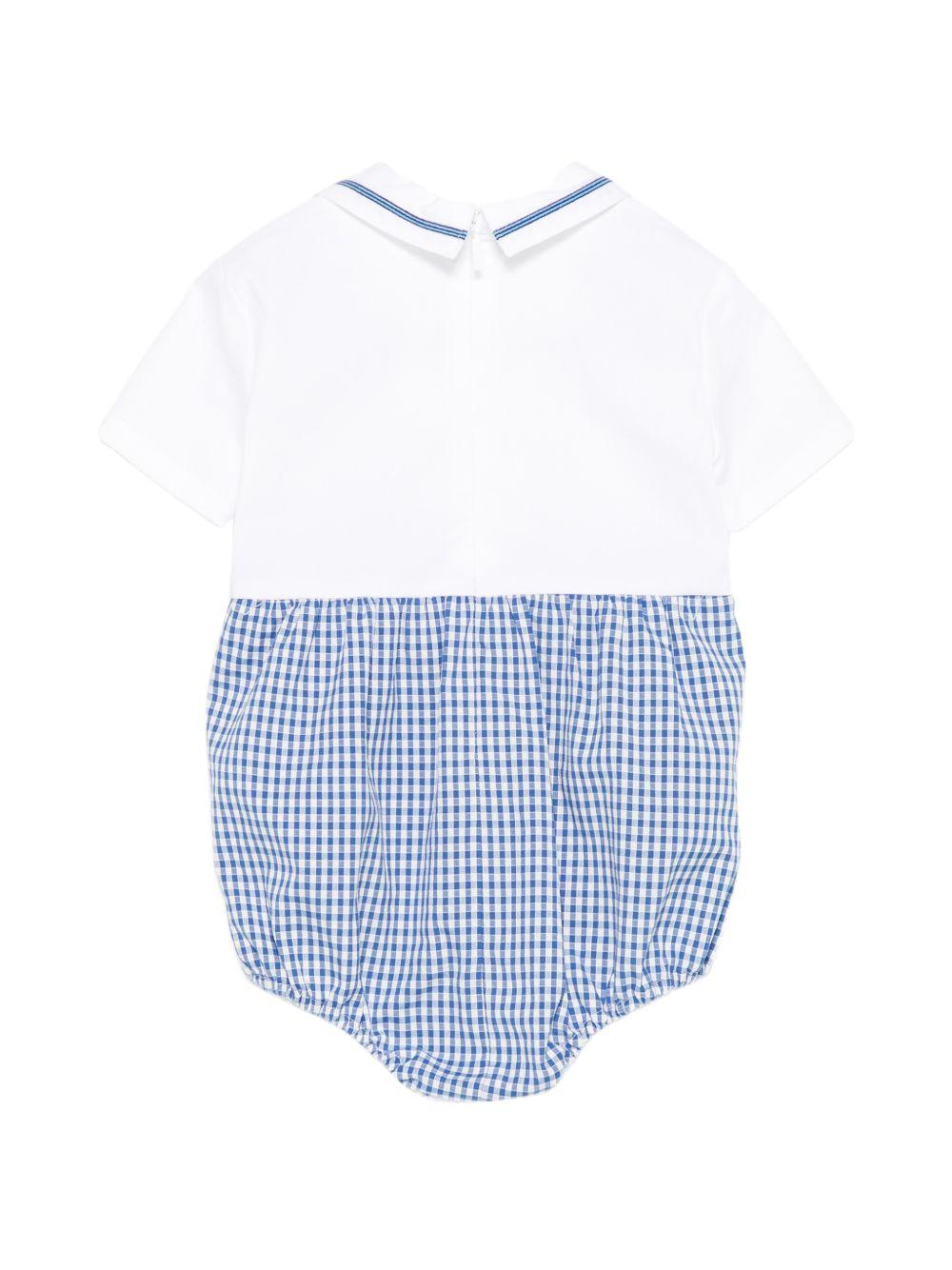 Tutina bianca/blu per neonato 854181XWA7Y 4337 Gucci Kids 