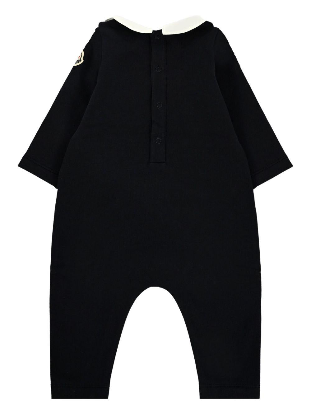 Tutina blu per neonato 9518L0000489A23 778 Moncler Kids 