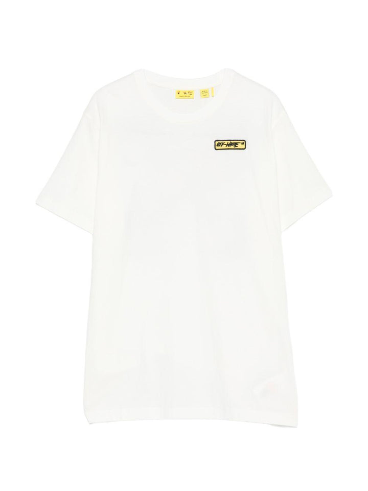 T-shirt bianco per bambino OBAA002S26JER00C 1000 Off White Kids 