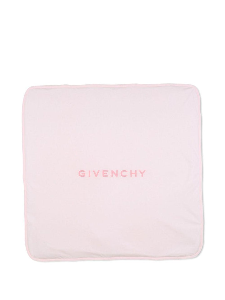 Coperta e cappello rosa per neonata H30853 44Z Givenchy Kids 