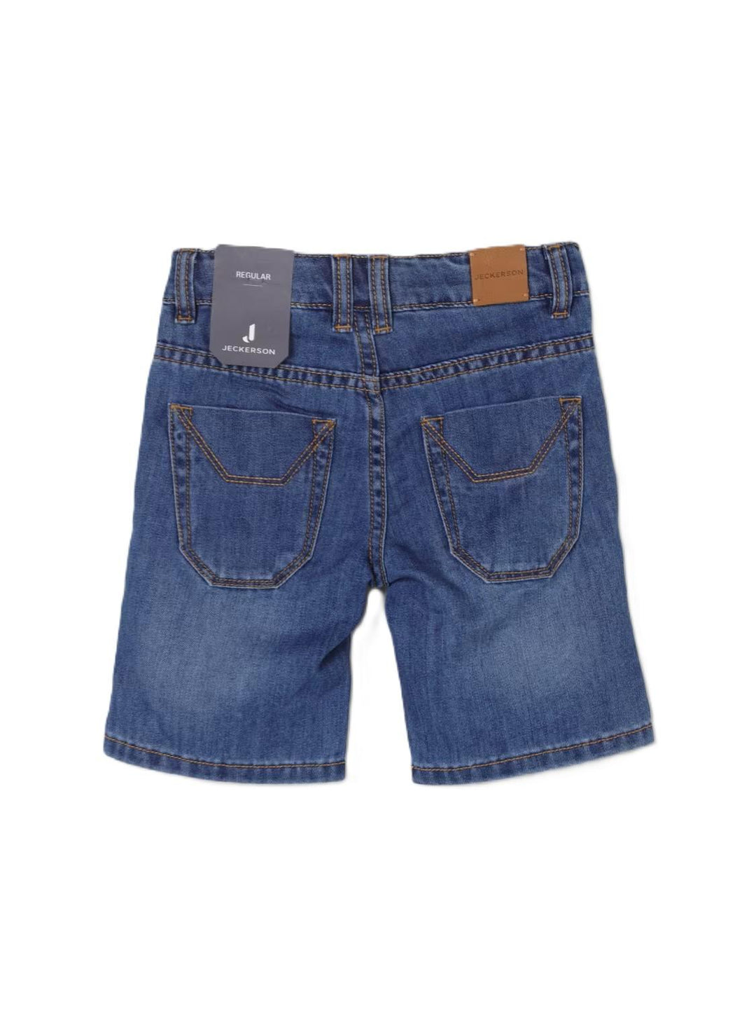 Bermuda di jeans blu per bambino 504PJMBS25 RE068 Jeckerson Kids 