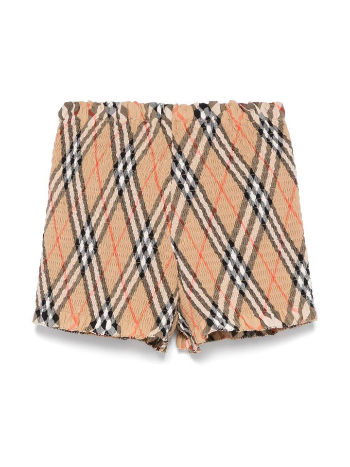 Bermuda motivo Vintage Check per bambina 8100074 B9368 Burberry Kids 