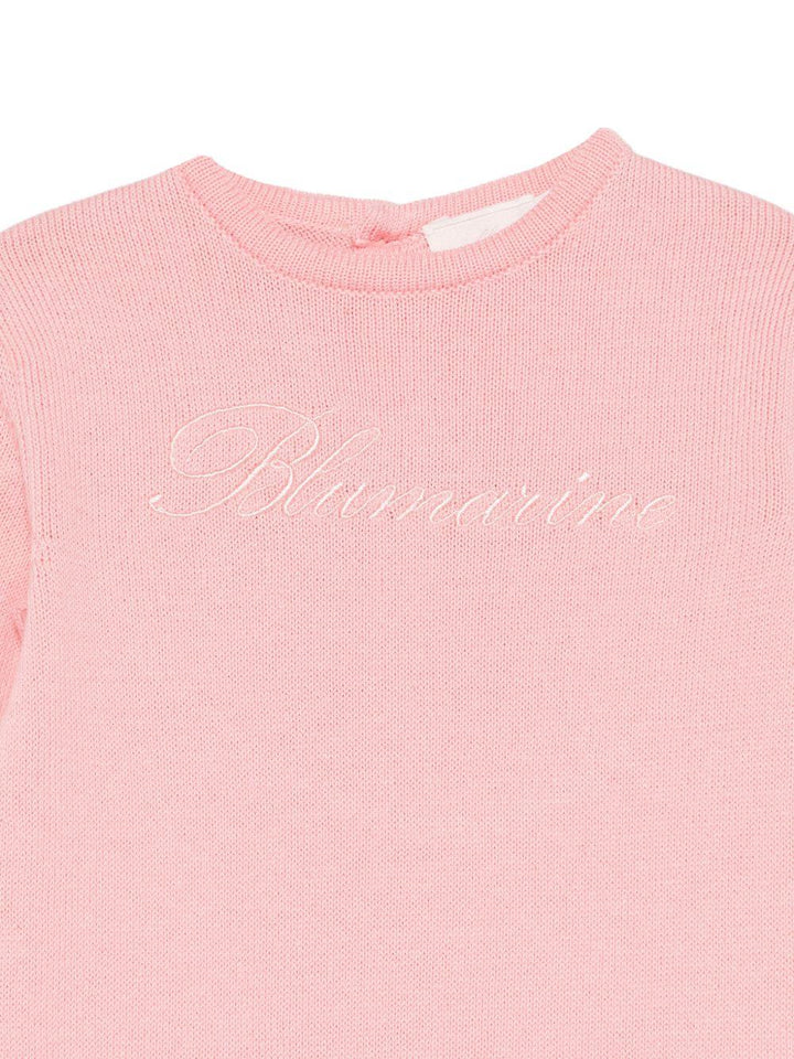 Tutina rosa intenso per neonata BNTU026CFL105 C091 Miss Blumarine 