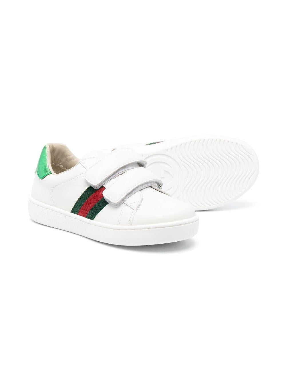 Sneakers bianche per bambino 455447CPWP0 9085 Gucci Kids 