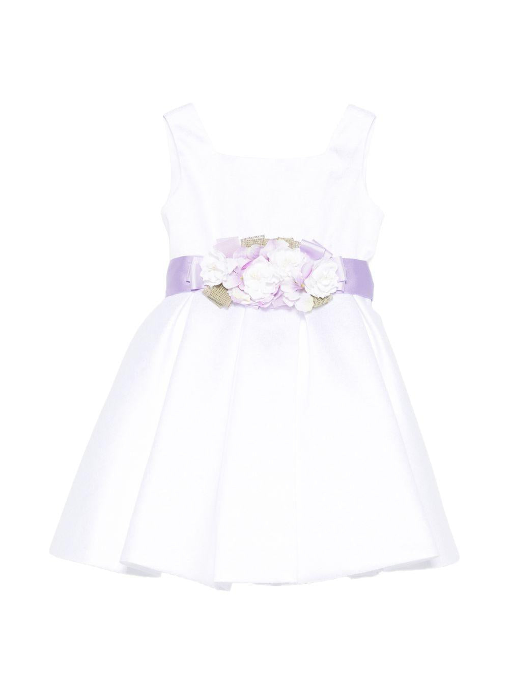 Abito bianco/lavanda per bambina FB1085294974 1088 Colorichiari Kids 