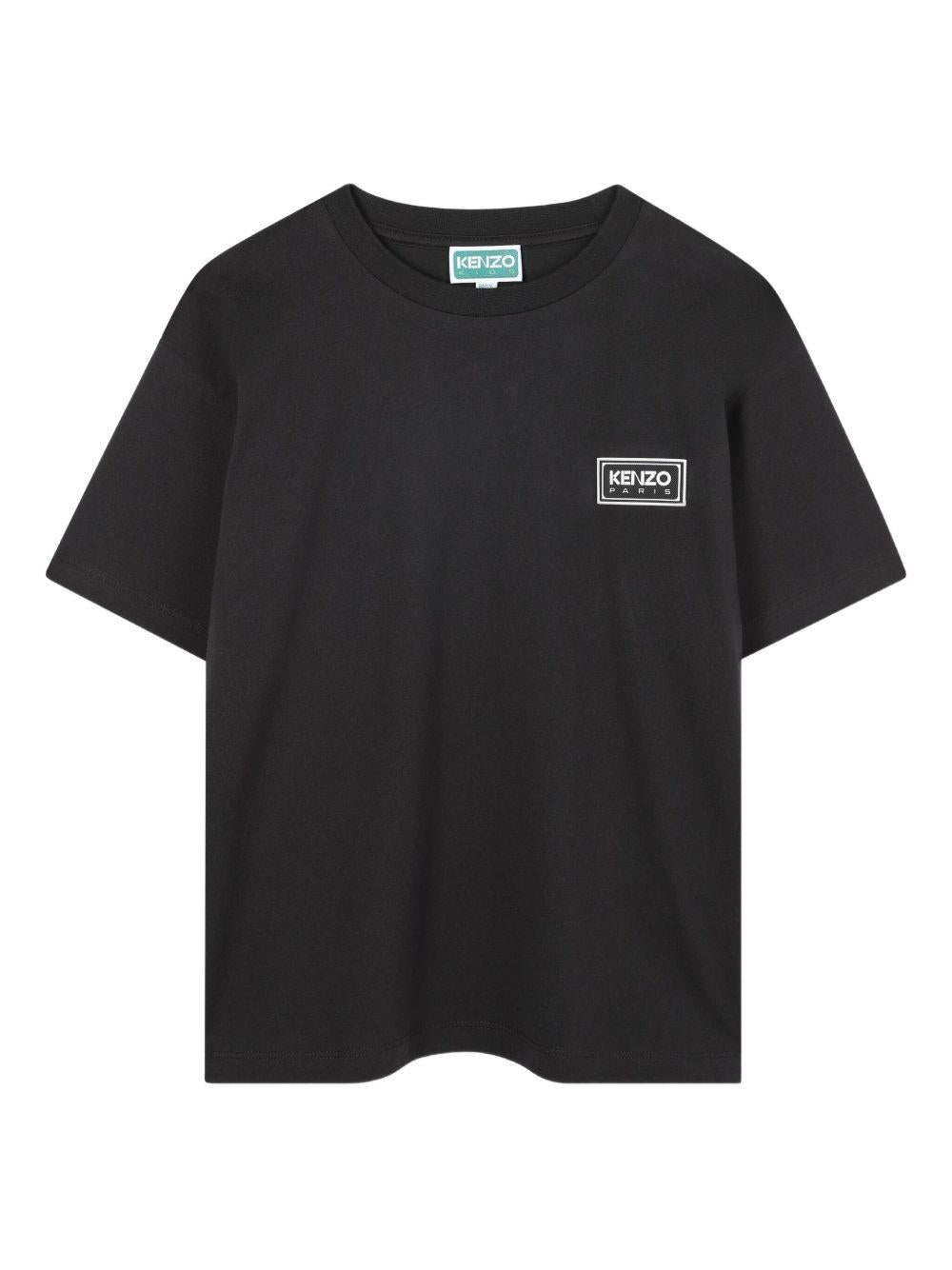 T-shirt blu per bambino K61551 95 Kenzo Kids 