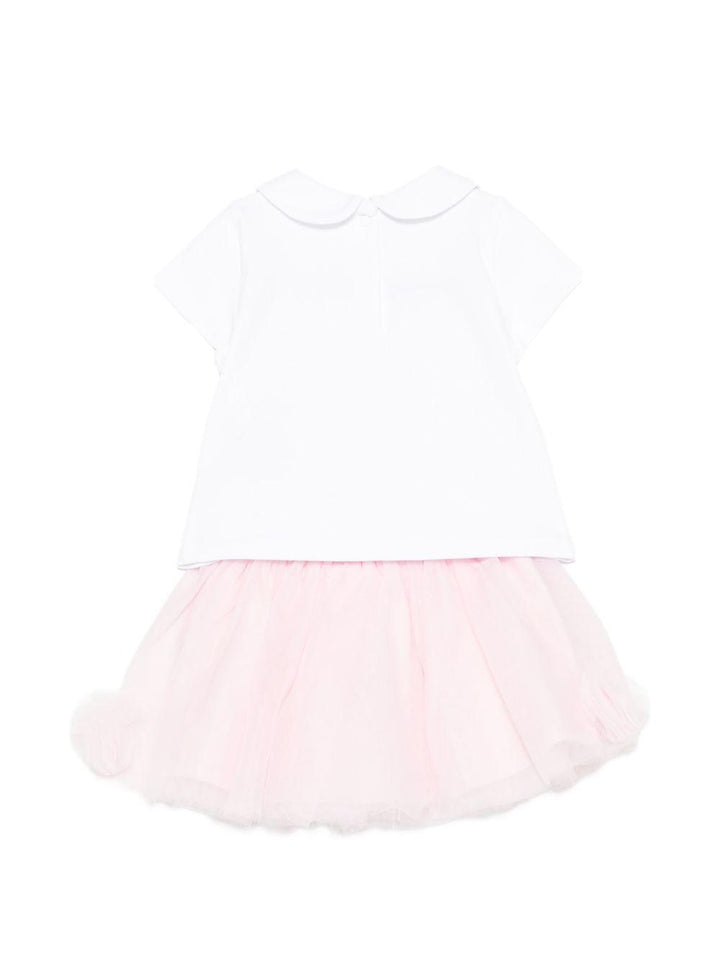 Completo bianco/rosa per neonata HA6008J9239 C3863 Liu Jo 