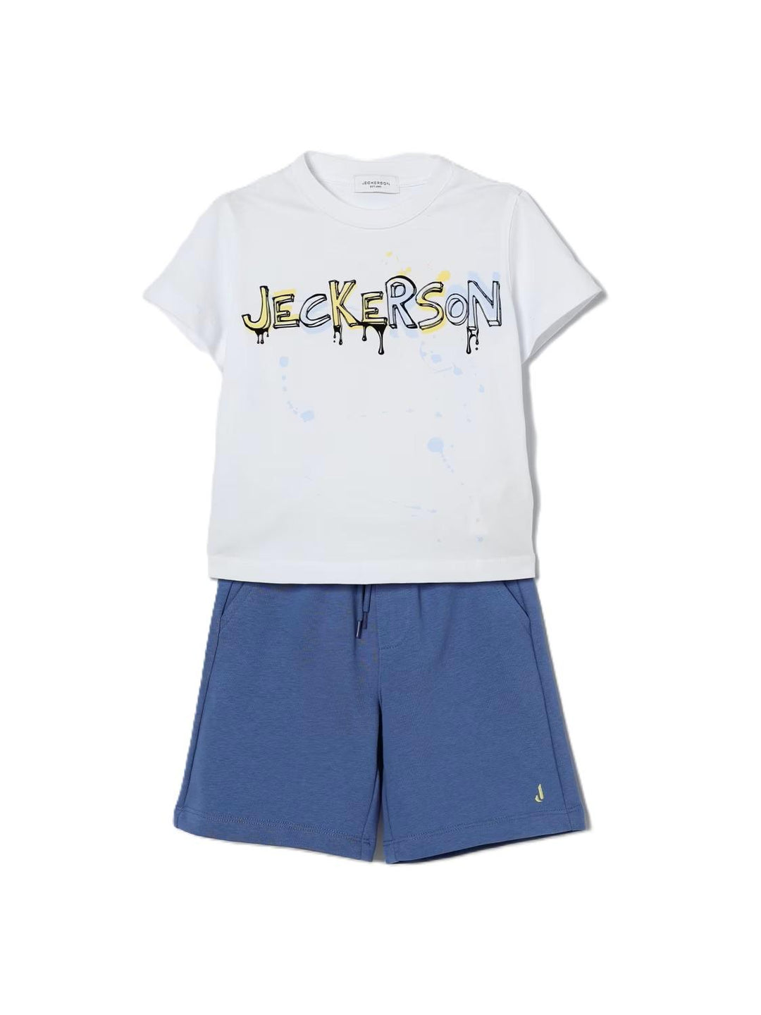 Completo bianco/blu per bambino JB5674DS26 RE308 Jeckerson Kids 