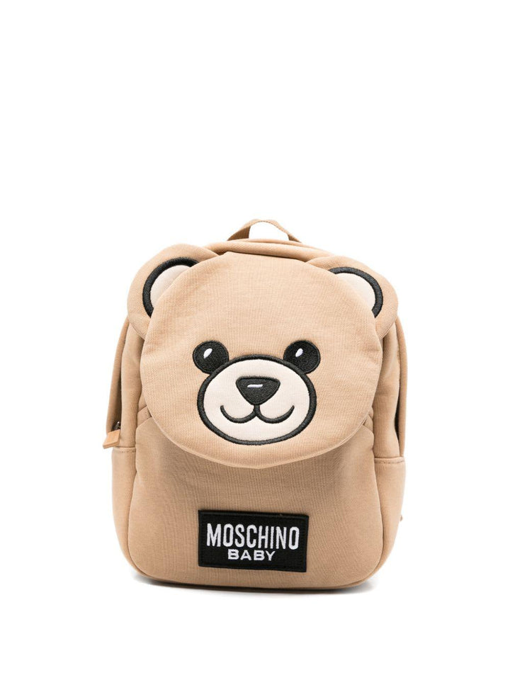 Zaino marrone per bambino MUX05QLCA26 20351 Moschino Kids 
