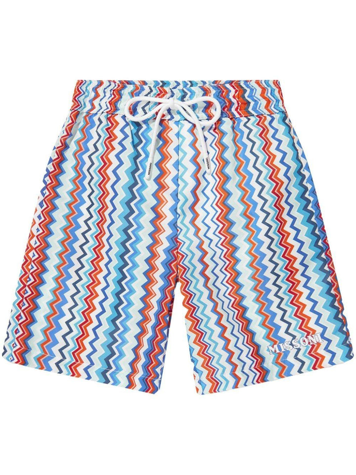 Pantaloncino da bagno multicolore per bambino