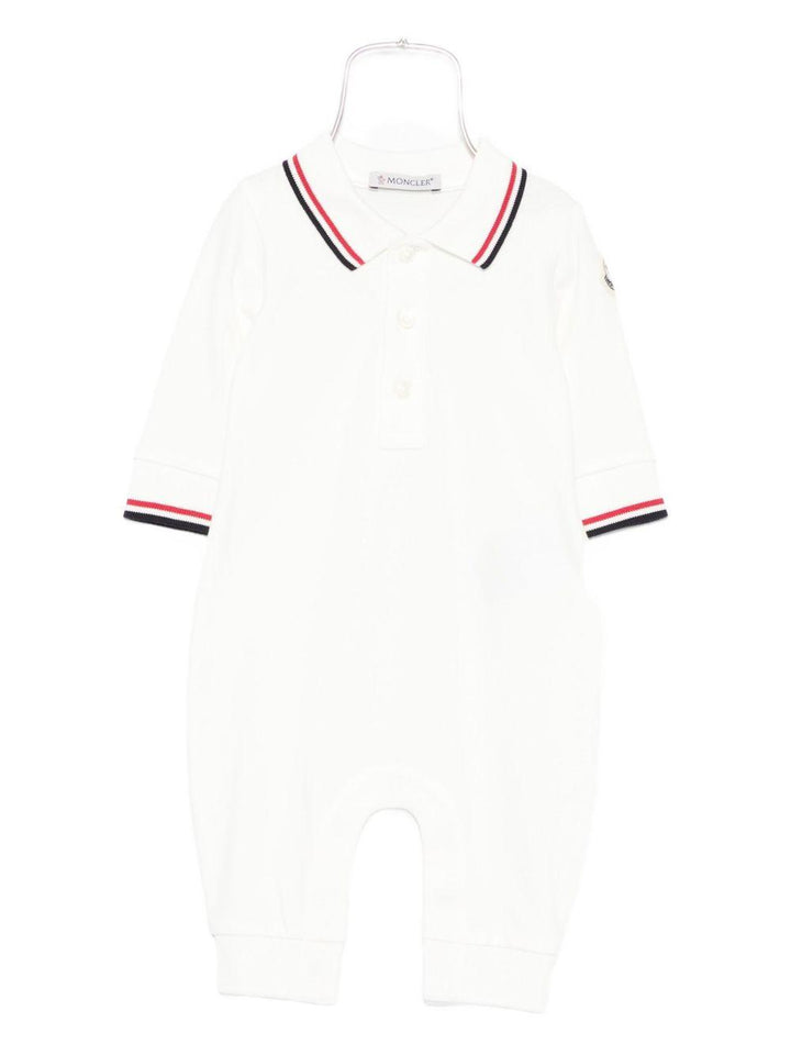 Tutina bianca per neonata 9518L0001189AL2 034 Moncler Kids 
