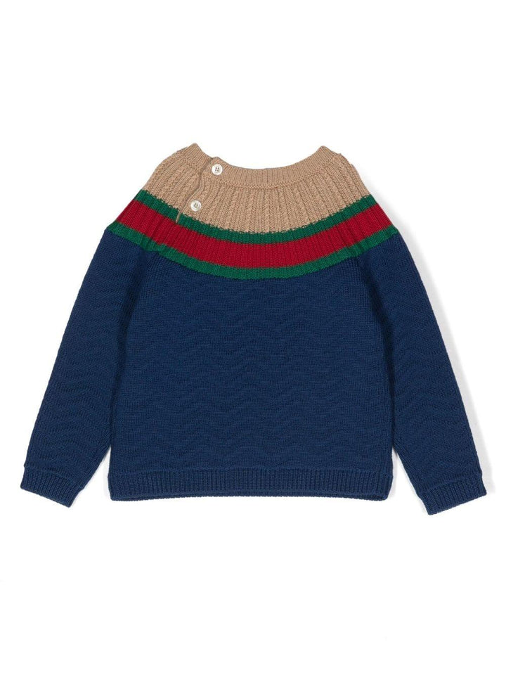 Blue sweater for newborn