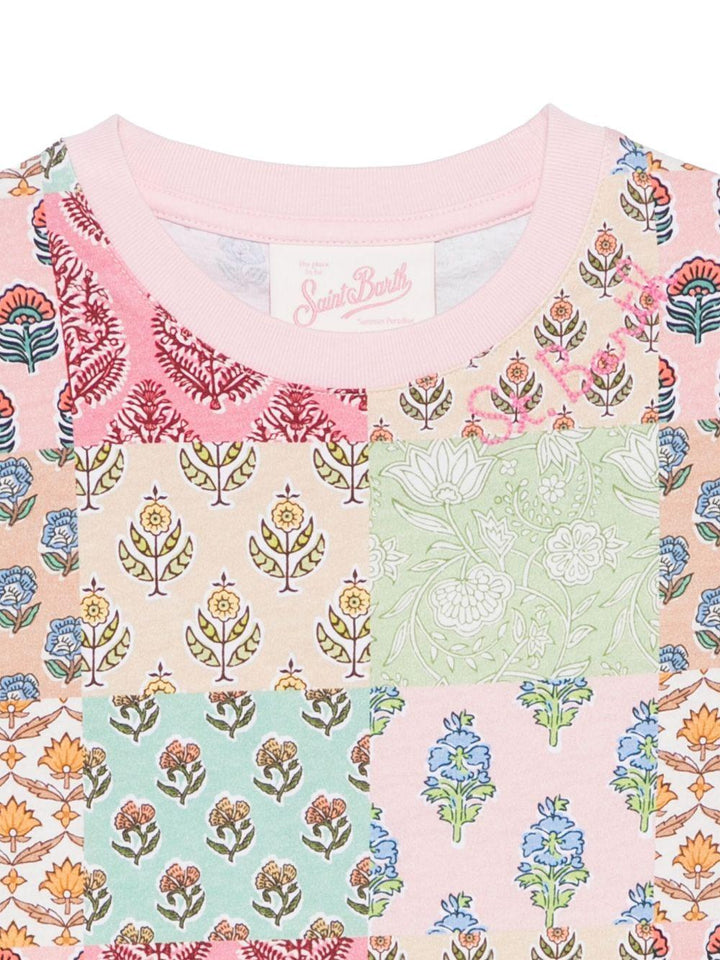 Abito rosa/multicolor per bambina