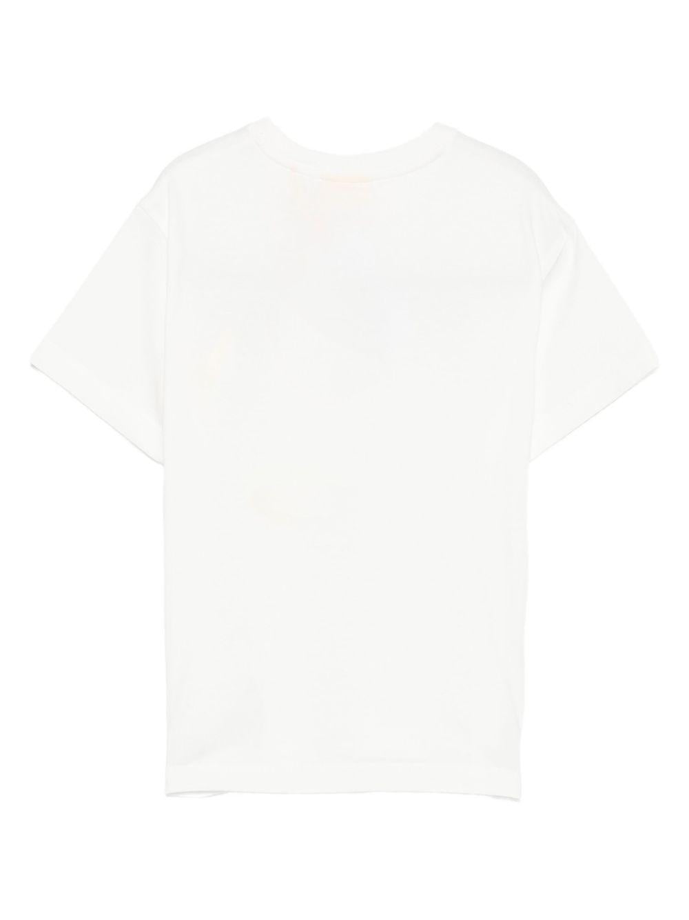 T-shirt bianca per bambino OBAA002F25JER005 0110 Off White Kids 