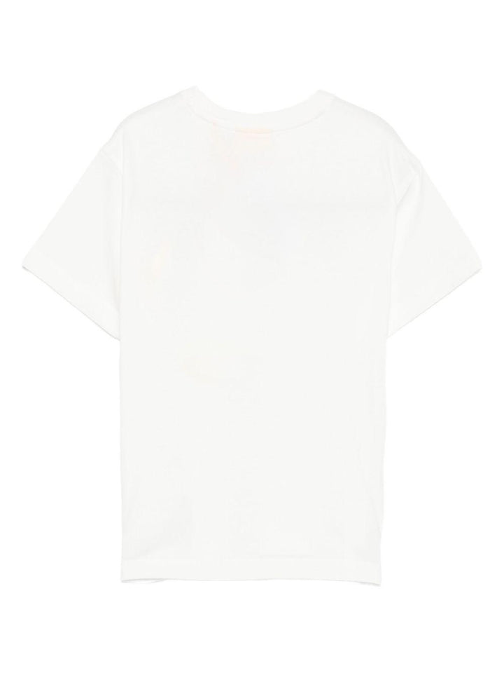 T-shirt bianca per bambino OBAA002F25JER005 0110 Off White Kids 