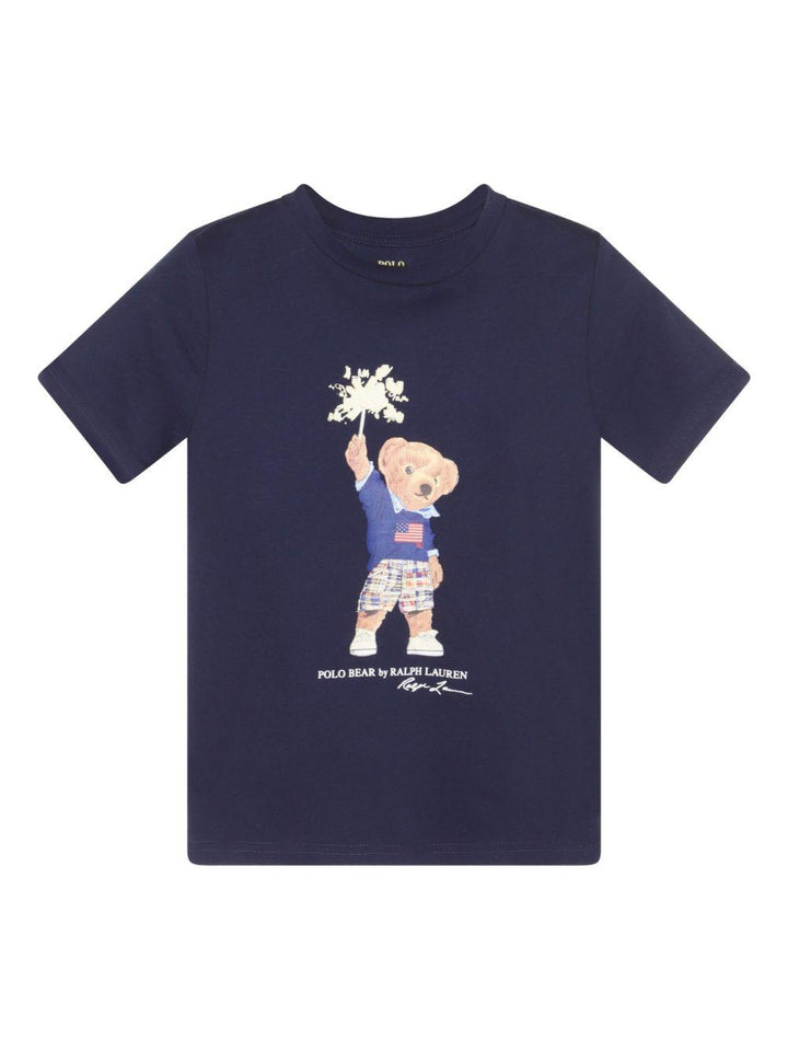 T-shirt blu navy per bambino