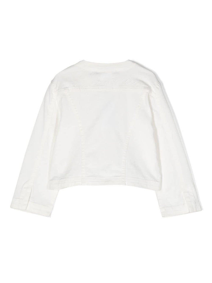 Cream jacket for girls