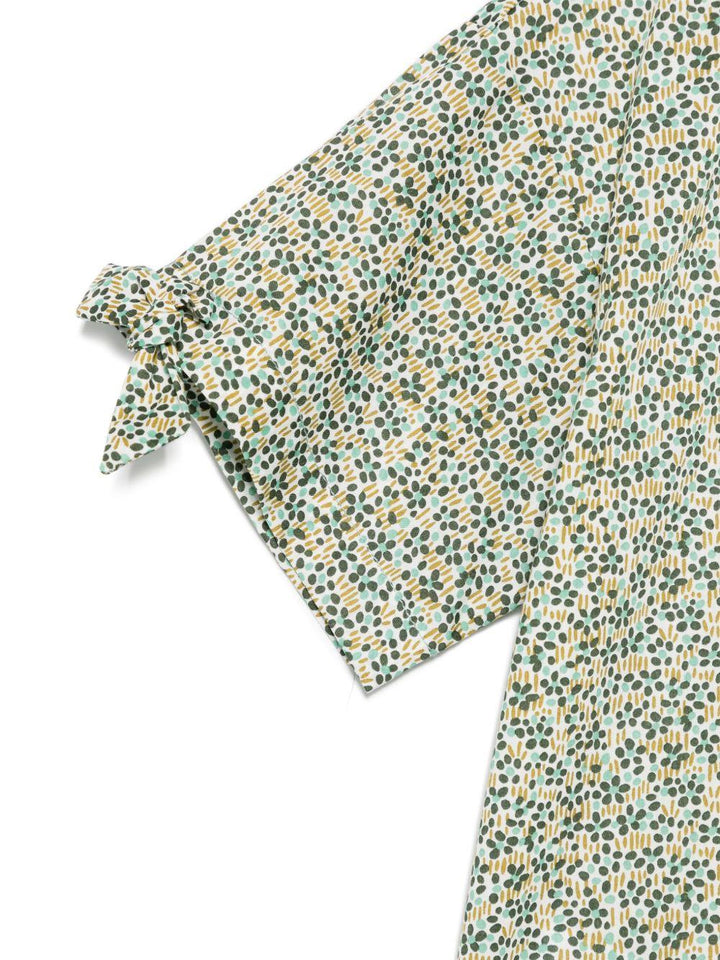 Top verde per bambina P25CC106C4139 577 Il Gufo 
